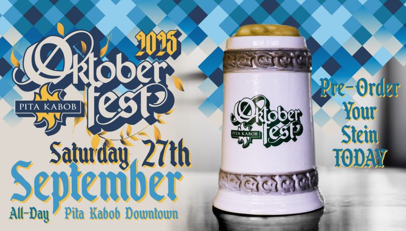 Pita Kabob Oktoberfest 2025